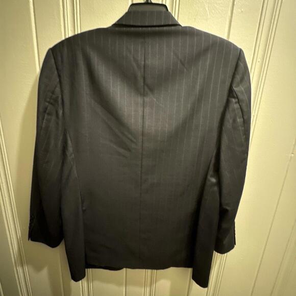 MENS SZ 42R TAILORED MODERN ERMENEGILDO ZEGNA PINSTRIPE BLAZER SPORTS COAT - Picture 8 of 9